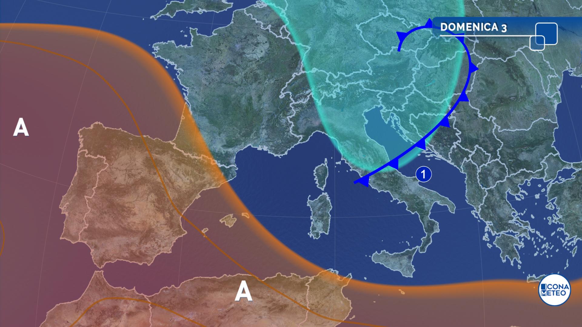 previsioni meteo domani maltempo temporali grandine italia