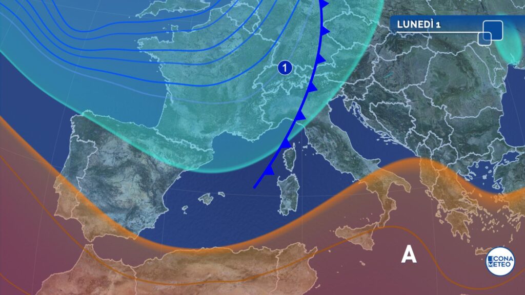 previsioni meteo italia domani lunedi 1 settembre