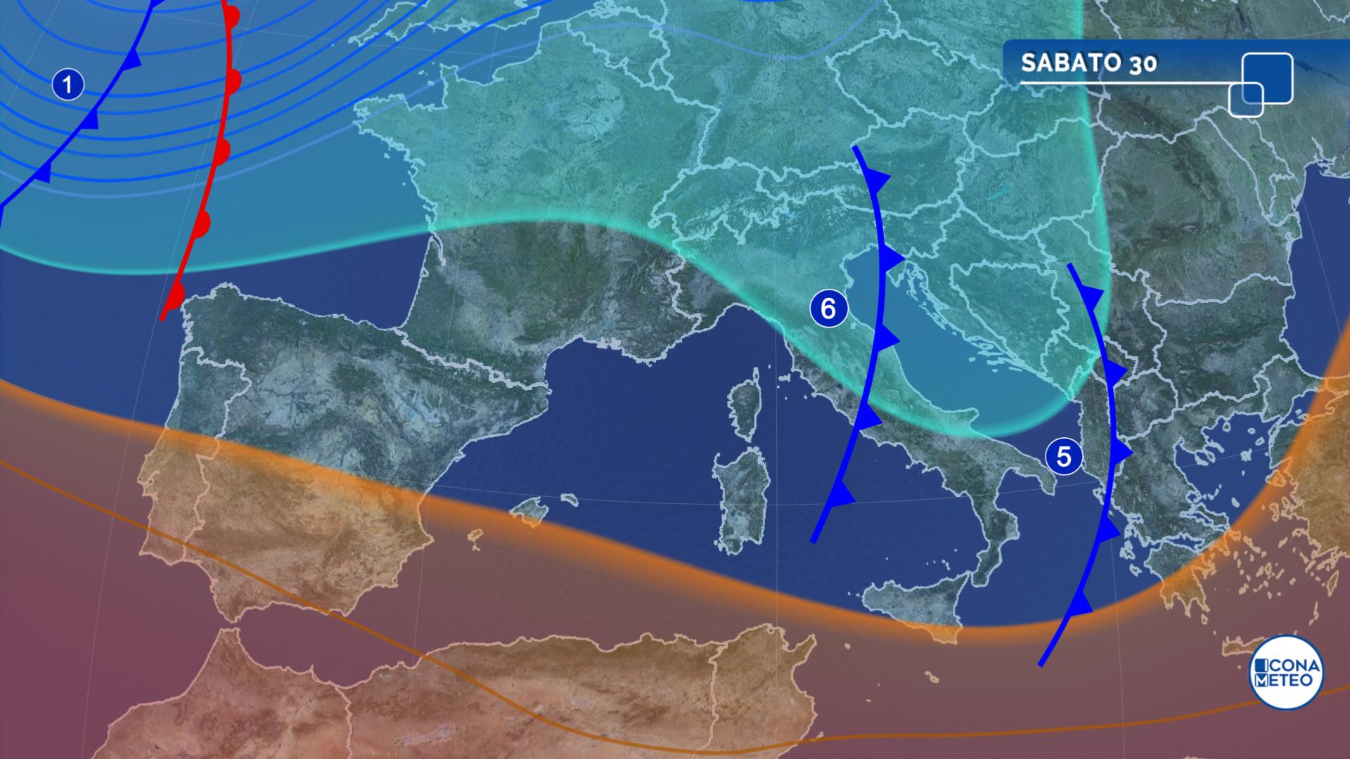 previsioni meteo domani