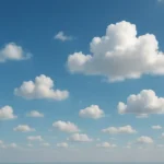 Cielo parzialmente nuvoloso di giorno