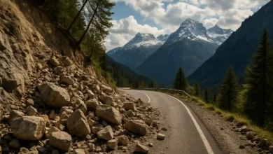 Photo of Nubifragio a Livigno: colata di fango invade le strade e causa smottamenti