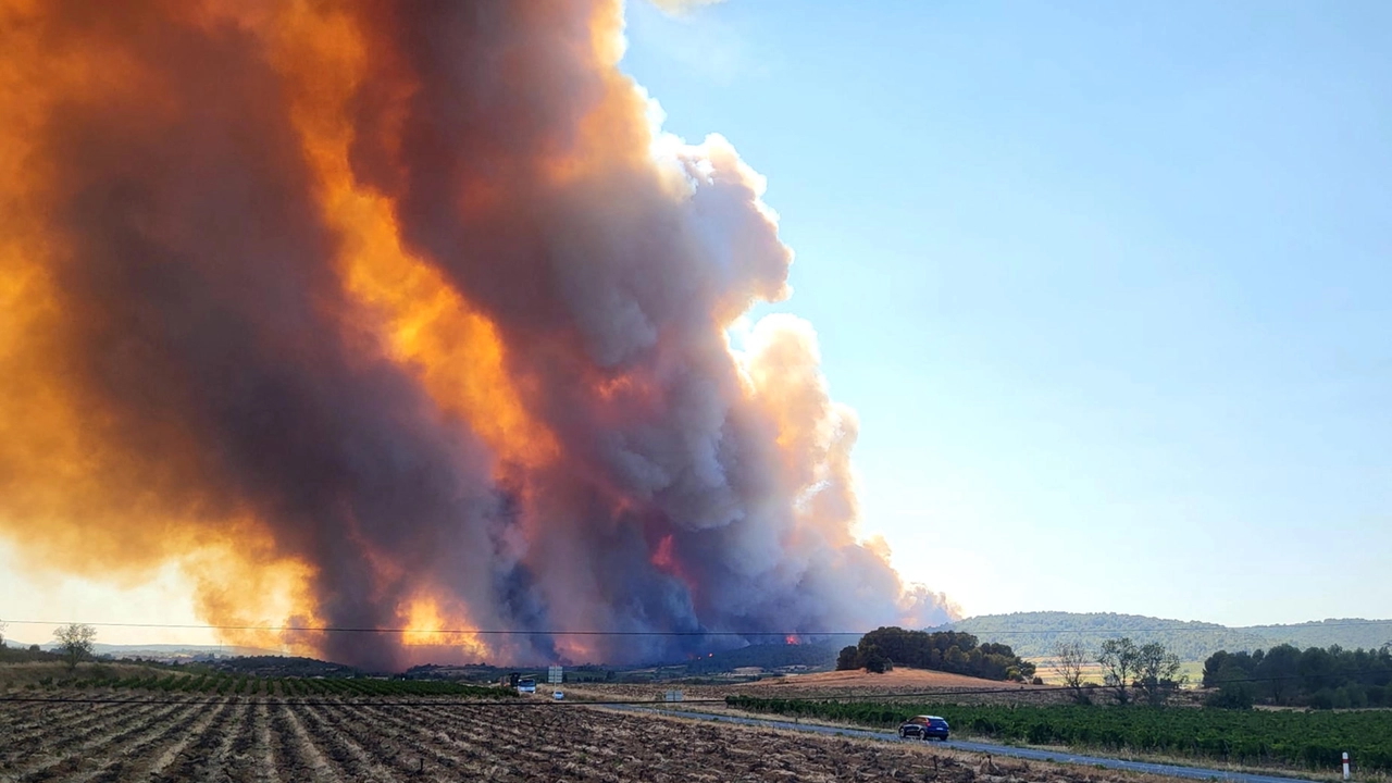 incendio in Francia