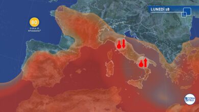Photo of Meteo lunedì: sole al mattino, rovesci e calo termico nel pomeriggio sull’Italia