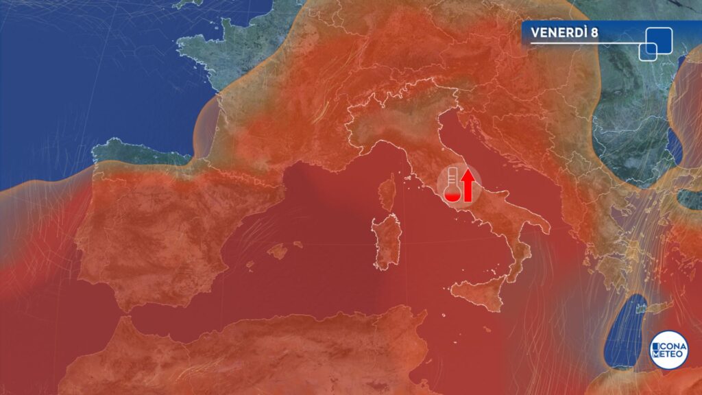 meteo caldo prossimi giorni anticiclone africano ferragosto