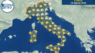 Photo of Meteo Italia oggi: Soleggiato al Sud, Temporali al Nord e Centro