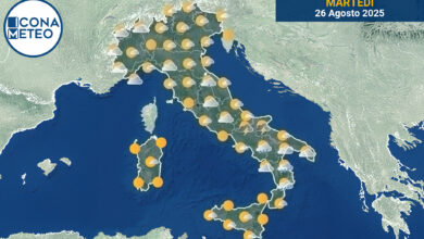 Photo of Meteo Italia domani: Sole al Nord, instabilità al Centro e Sud