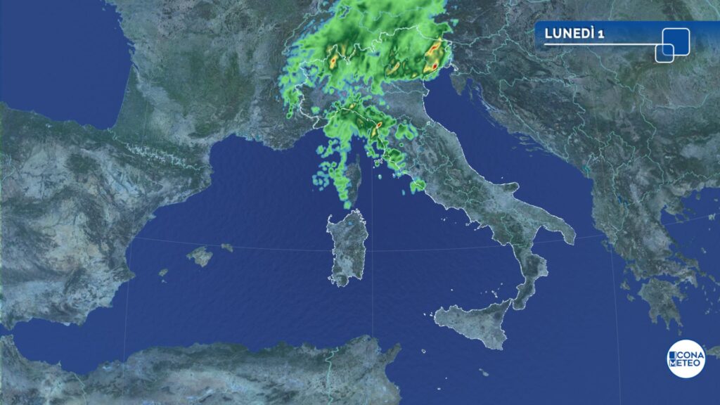 meteo domani 1 settembre maltempo