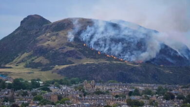 Photo of Incendio ad Arthur’s Seat: fiamme sul simbolo di Edimburgo
