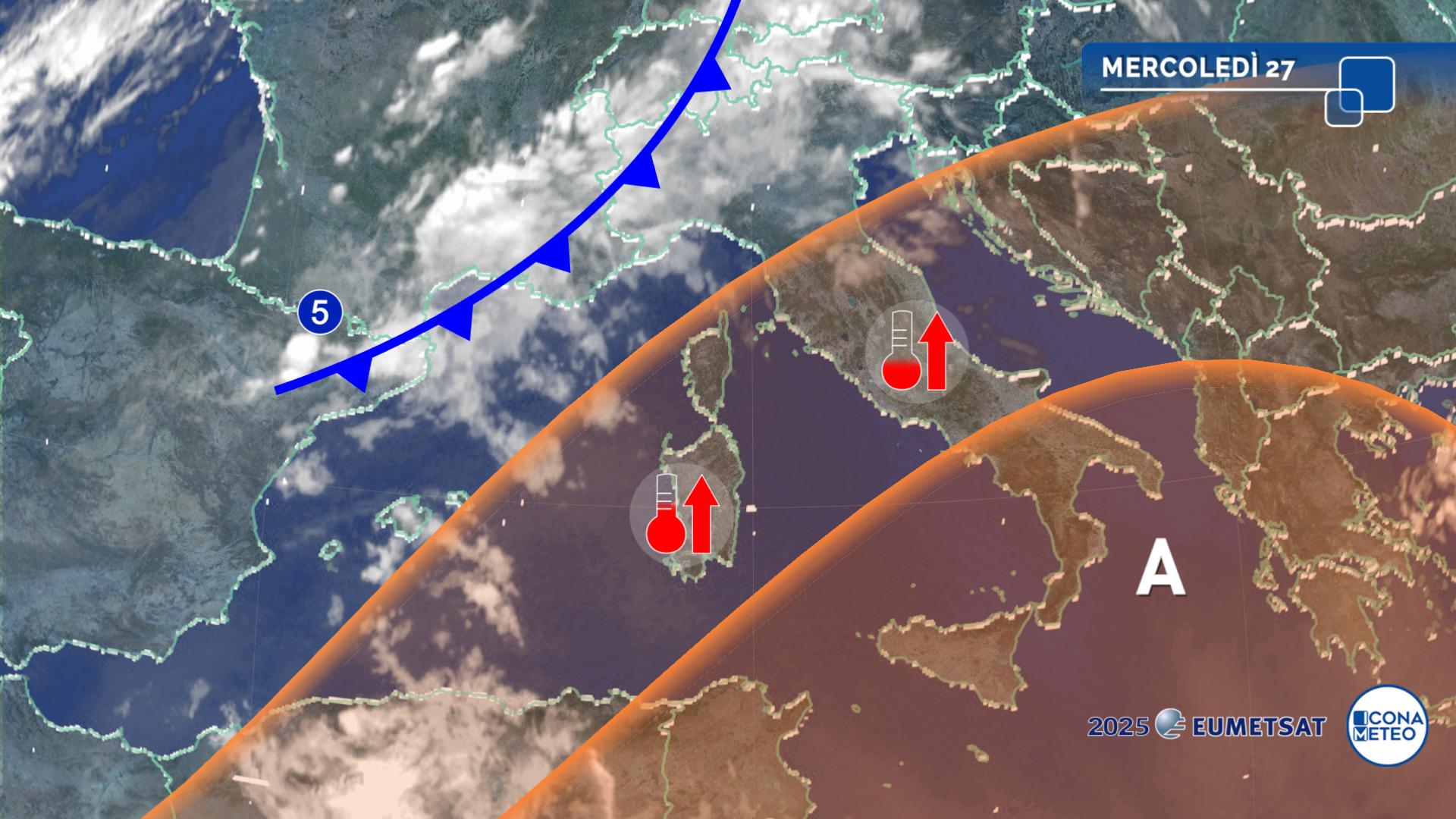 previsioni meteo italia oggi
