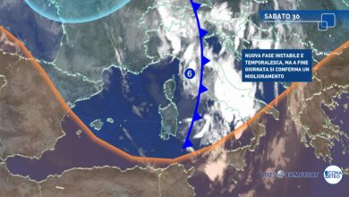 Photo of Previsioni meteo sabato 30 agosto: temporali, schiarite e temperature in calo