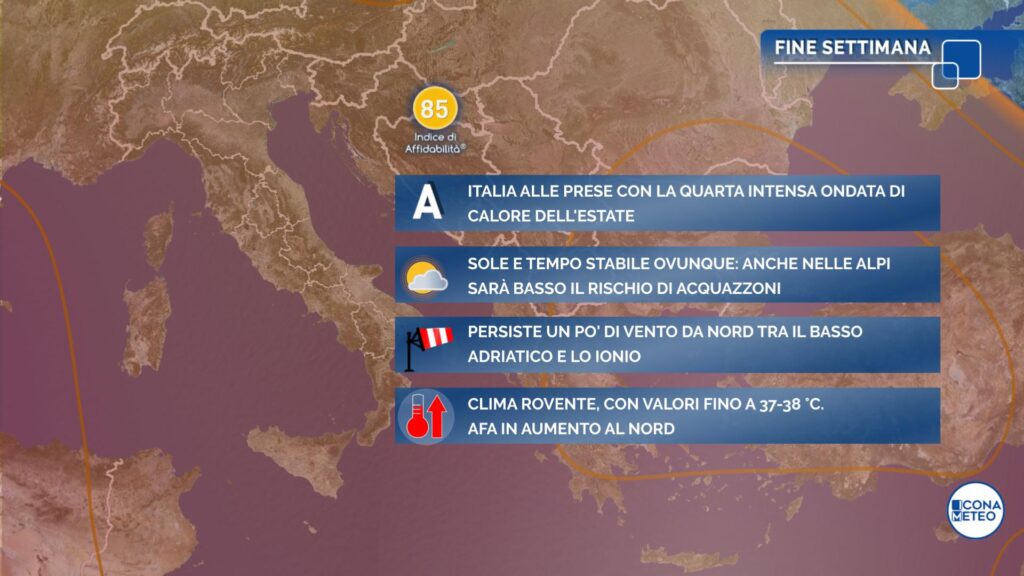 previsioni meteo ferragosto