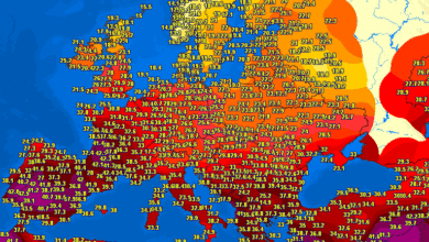 Photo of Previsioni meteo caldo: Italia ed Europa roventi! Record e città da bollino rosso