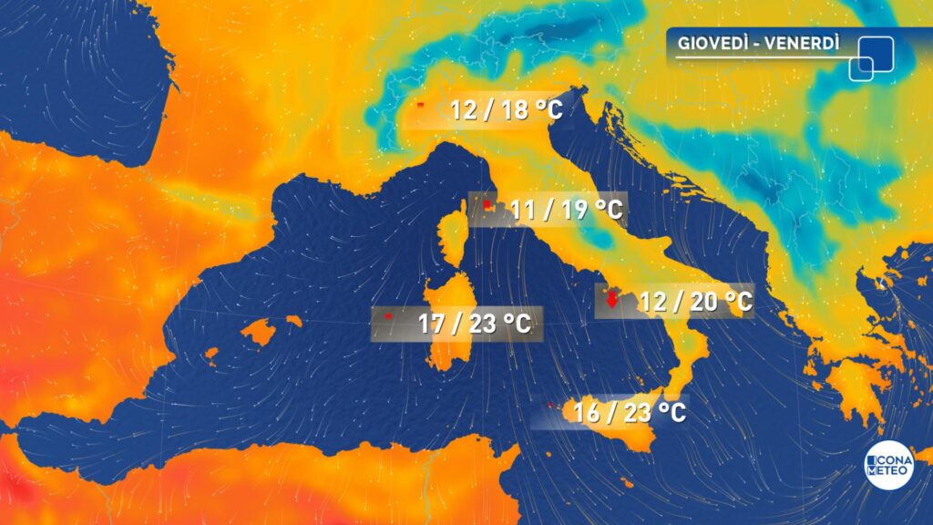 meteo ottobre vento mareggiate ondata di freddo maltempo