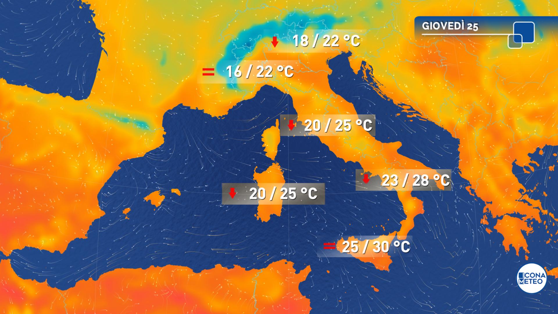 meteo domani
