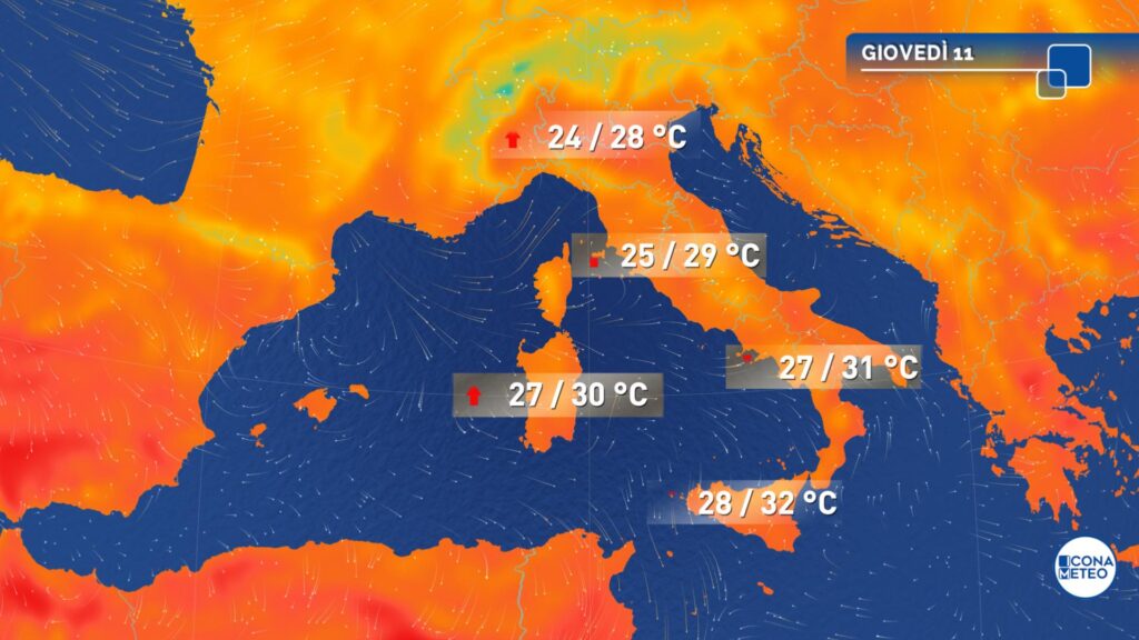 meteo domani maltempo pioggia temporali