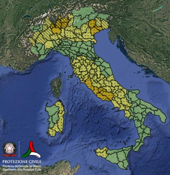 allerta meteo maltempo italia 23 settembre