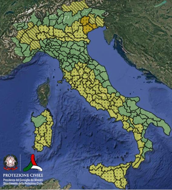 allerta meteo oggi
