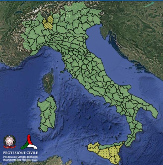 allerta meteo oggi 26 settembre italia