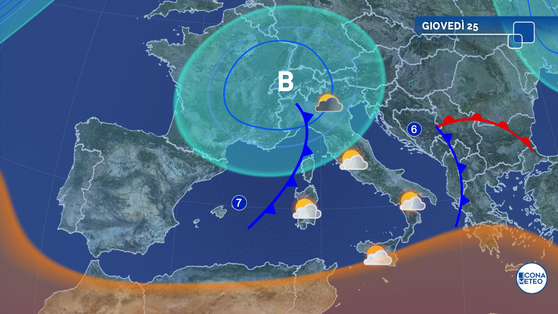 meteo domani