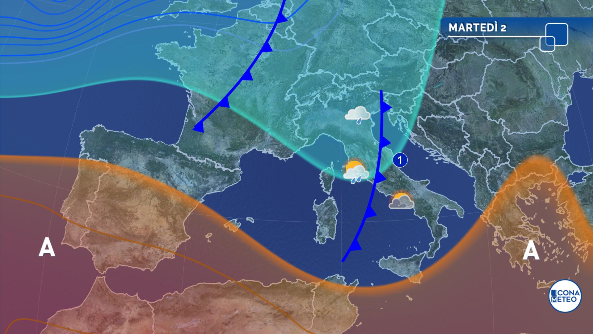 meteo domani italia maltempo grandine