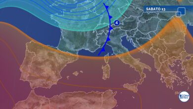 Photo of Meteo weekend: alta pressione al Sud, instabilità e temporali al Nord e Centro