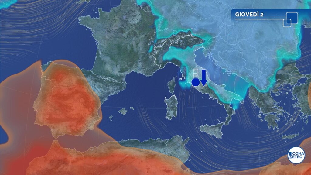 meteo ottobre ondata di freddo maltempo e neve