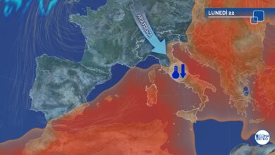 Photo of Tendenza meteo inizio settimana: dall’estate all’autunno! Temporali e aria fresca in arrivo