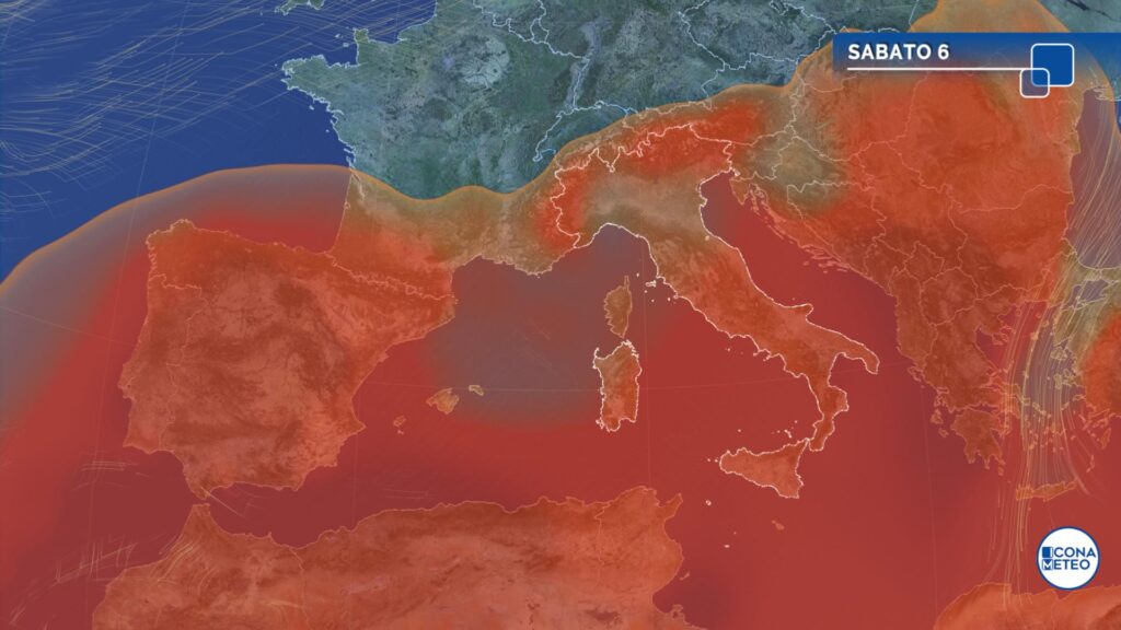 previsioni meteo italia caldo africano