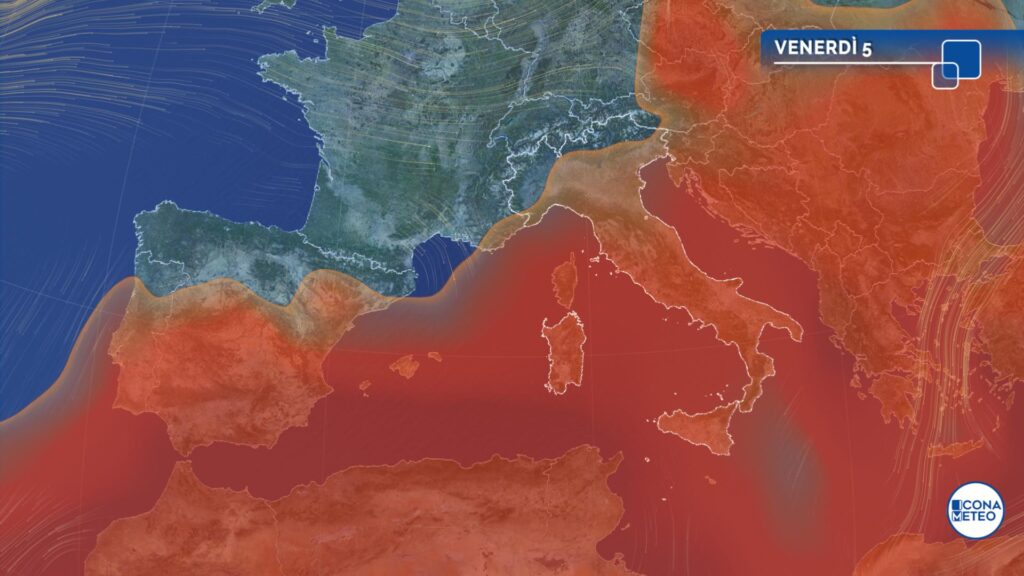 previsioni meteo italia caldo africano