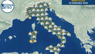 Photo of Meteo Italia: Instabilità e piogge domani in tutte le zone
