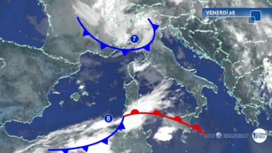 Photo of Previsioni meteo Italia: oggi piogge al Nord e in Sicilia, le zone più a rischio