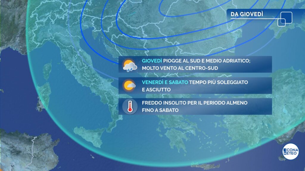 meteo italia oggi domani maltempo ottobre freddo