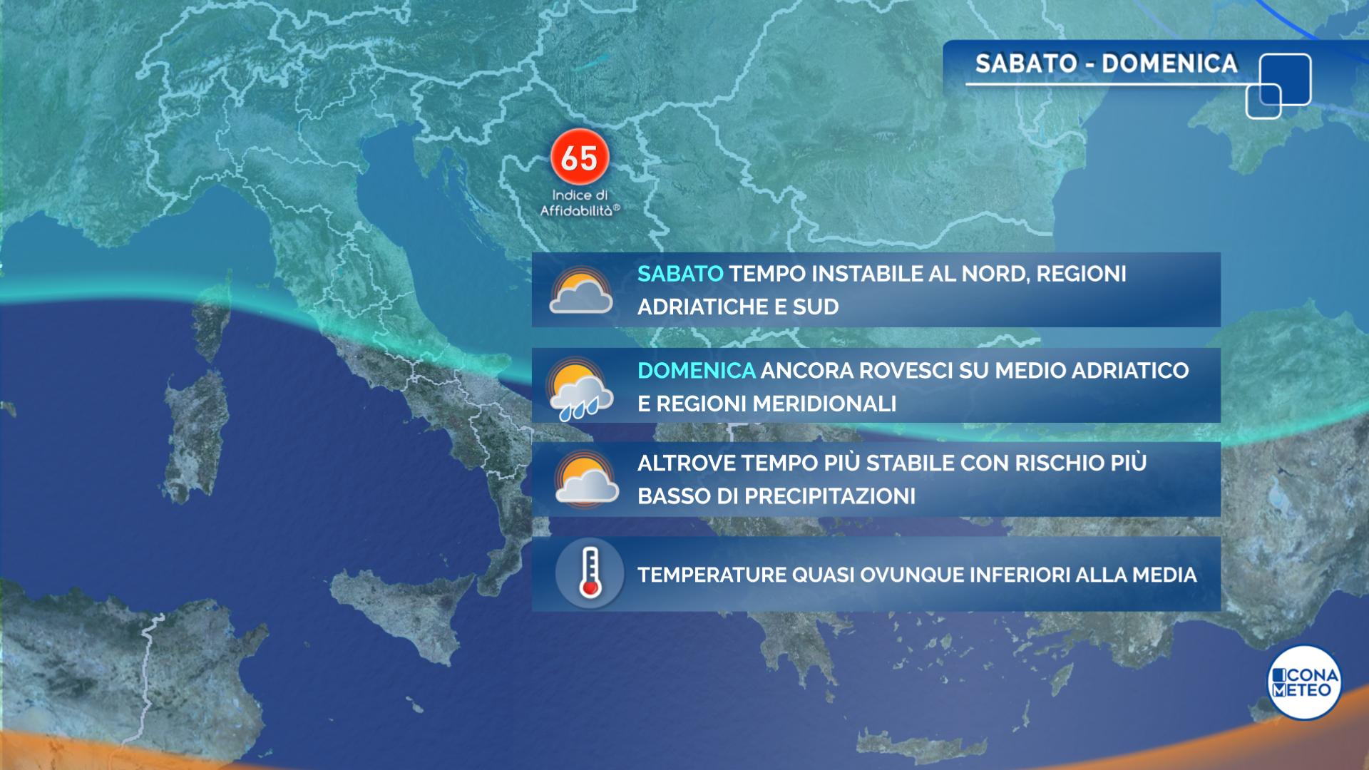 meteo weekend