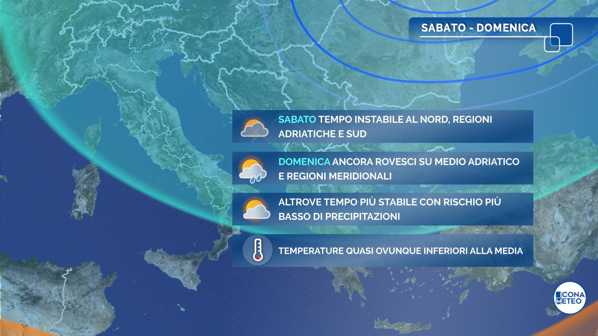 meteo weekend