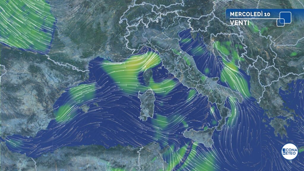 forti temporali vento grandine maltempo meteo domani