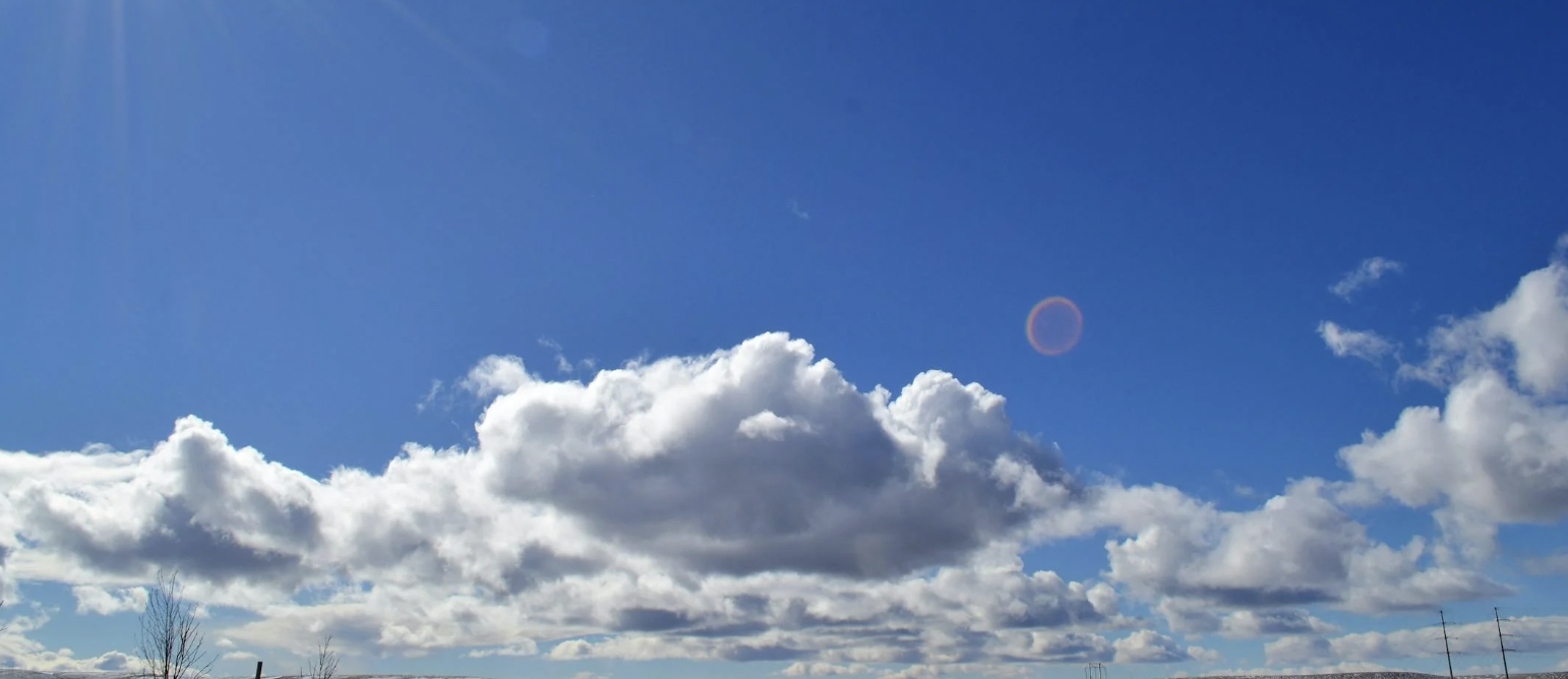 sole nuvole
