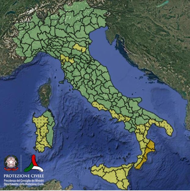 allerta meteo halloween maltempo