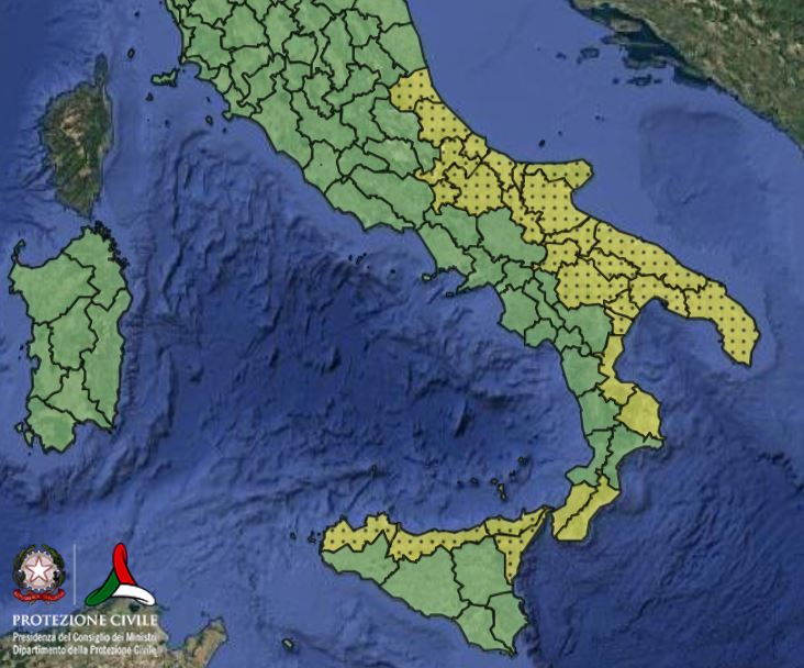 allerta meteo maltempo oggi previsioni