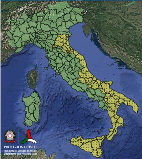 allerta meteo 1 ottobre