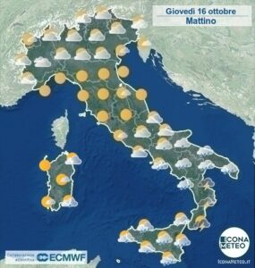 meteo domani ciclone maltempo