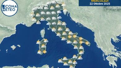 Photo of Meteo Italia oggi: Nuvoloso e piogge isolate da Nord a Sud