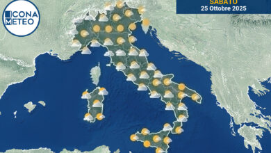 Photo of Meteo Italia oggi: nuvoloso al Nord, piogge al Centro e Sud