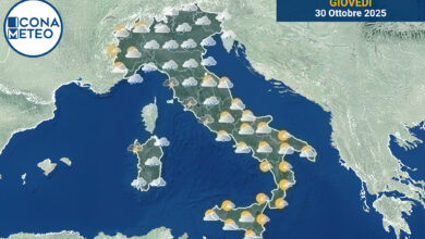 Photo of Meteo Italia oggi: Piogge, nuvole e schiarite in arrivo