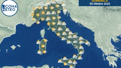 Photo of Meteo Italia: Sole e schiarite domani, piogge isolate al Centro e Sud