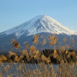 monte fuji giappone neve