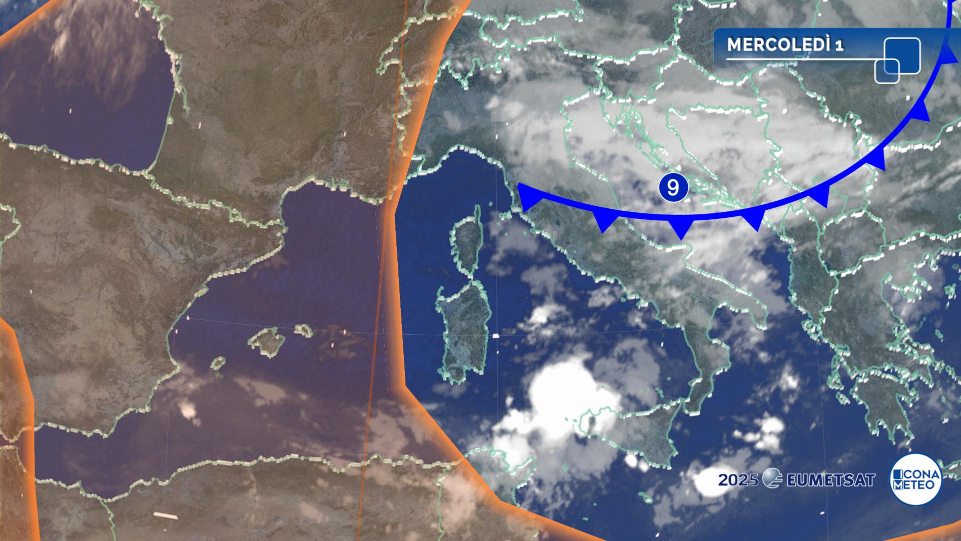 previsioni meteo italia 1 ottobre burrasca maltempo ondata di freddo