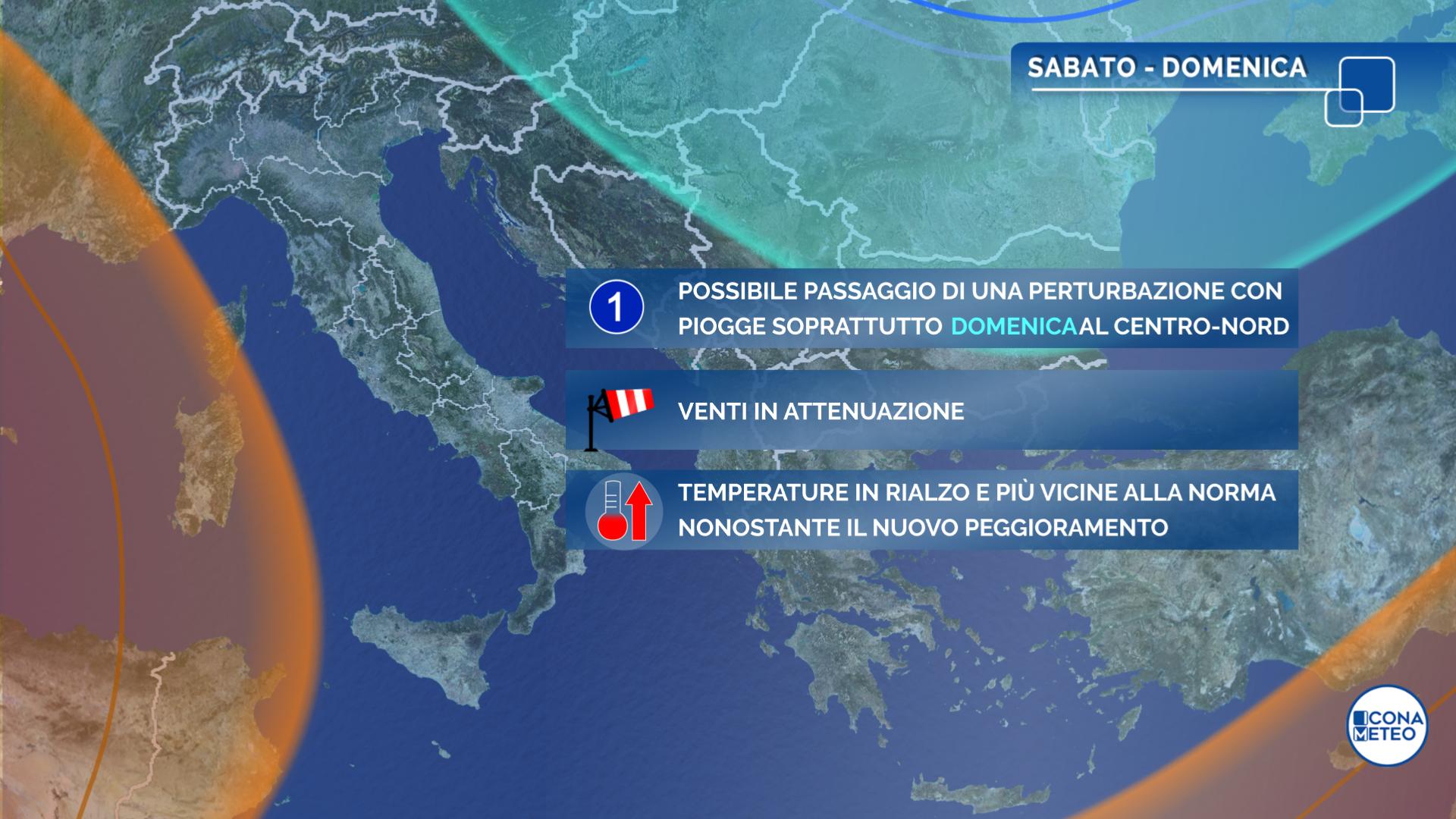 meteo weekend ottobre freddo maltempo