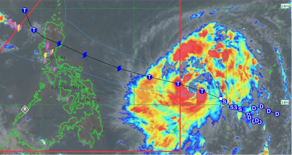 fifone filippine traiettoria pagasa