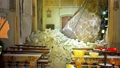 Photo of Frana a Brienno: massi devastano la chiesa della Madonna del Ronco sul lago di Como