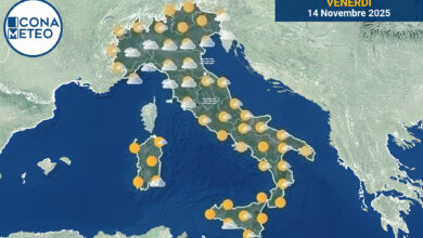 Photo of Meteo Italia oggi: sole al Sud, nubi e piogge al Nord e Centro